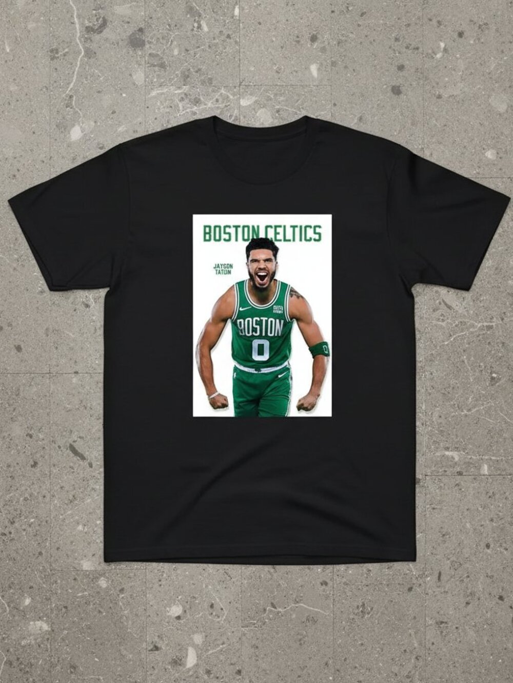 Boston Basketball Graphic T-Shirt | #0 Player Fan Art Tee | Unisex Sports Street